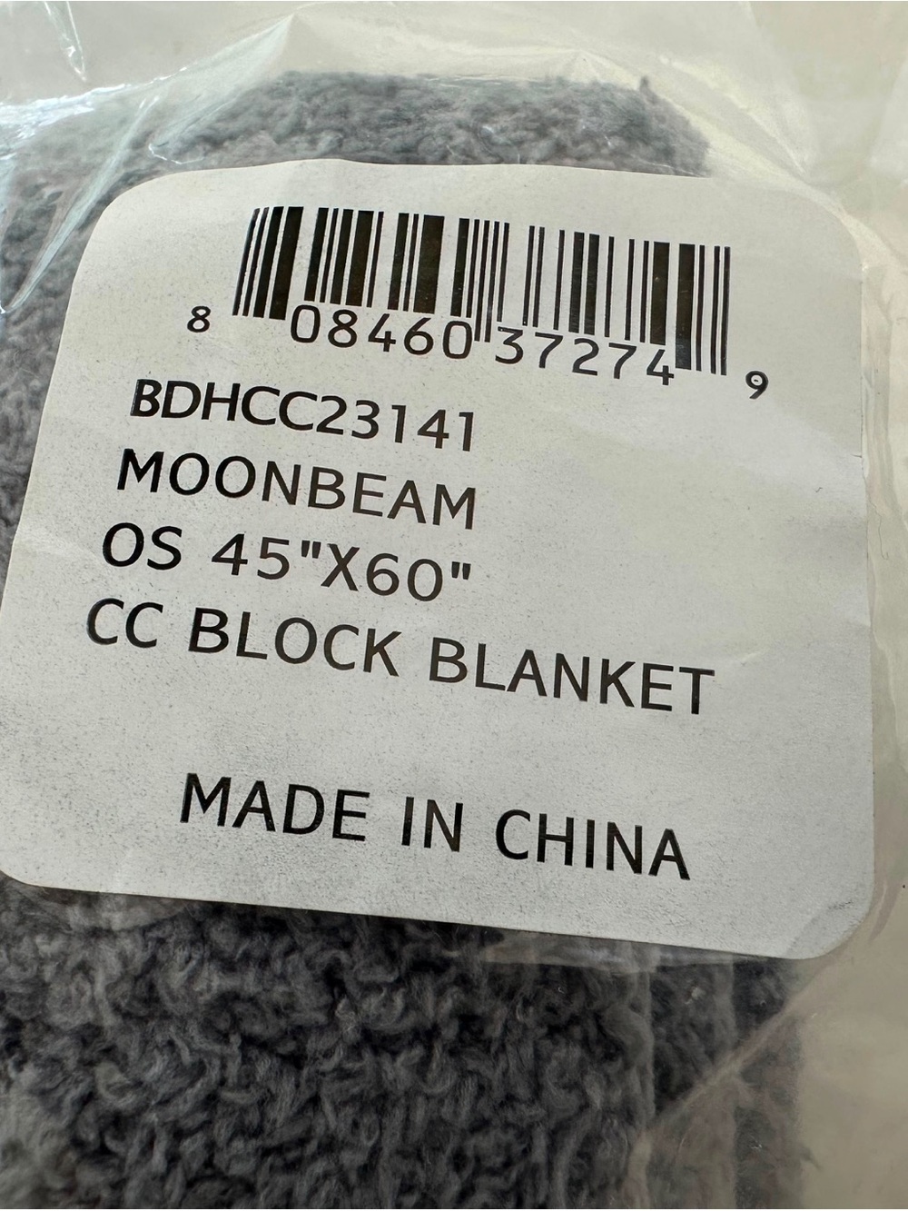 Barefoot Dreams CozyChic Gray Plush Throw Blanket - Picture 6 of 7